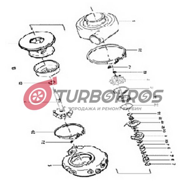 Caterpillar Marine Engine Various 4MFW Turbo 316218